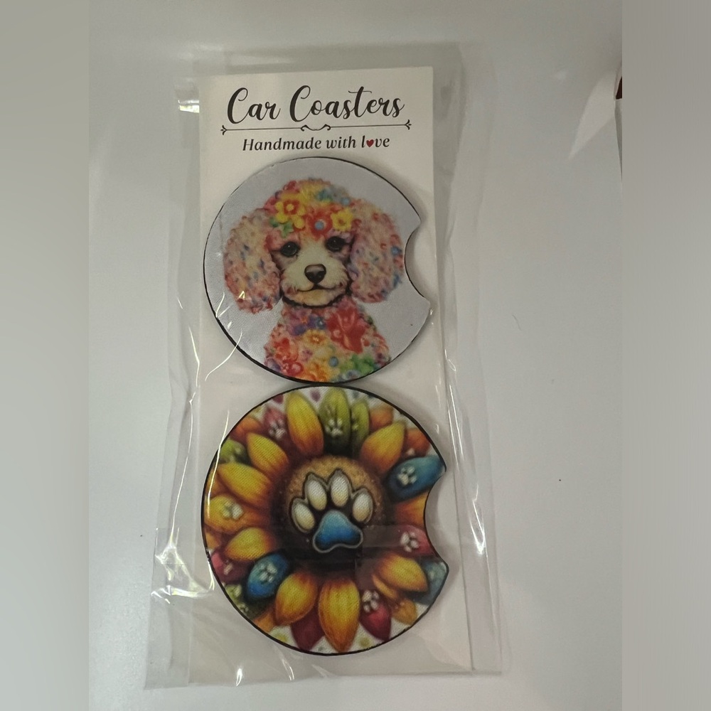 Car coasters set